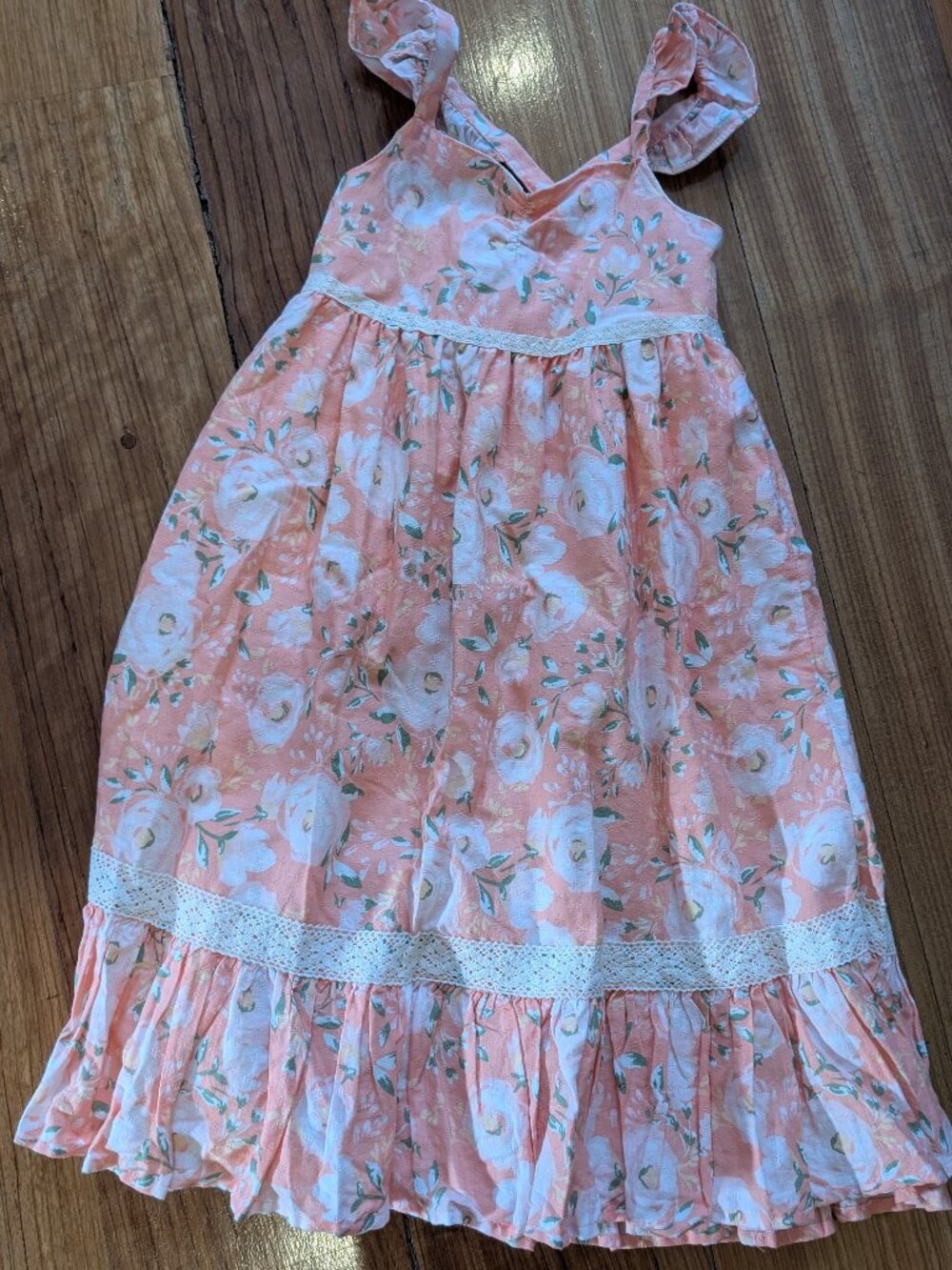 Girl's Haute Hippie Cotton Floral dress